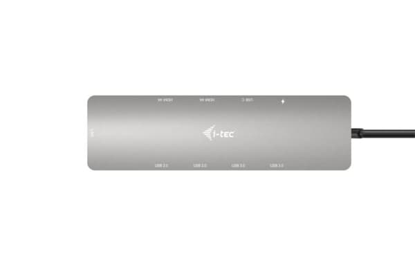 I-TEC USB-C METAL NANO 2X HDMI DOCKINGSSTATION + PD 100W (C31NANOHDM2DOCPD)
