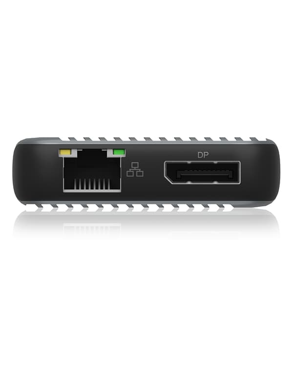 RaidSonic ICY BOX IB-DK4060-CPD - telakointiasema - kannettavalle - USB-C 3.2 Gen 2 - 2 x HDMI, DP - GigE (IB-DK4060-CPD)