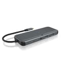 Pikkukuva 2 / 4: RaidSonic ICY BOX IB-DK4060-CPD - telakointiasema - kannettavalle - USB-C 3.2 Gen 2 - 2 x HDMI, DP - GigE (IB-DK4060-CPD)