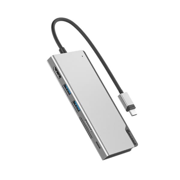 ALOGIC ULDUNIV2-SGR Dockningsstation för bärbar dator och portreplikator med kabelansluten USB 3.2 Gen 1 (3.1 Gen 1) Typ-C Grå (ULDUNIV2-SGR)