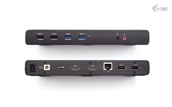 I-TEC USB 3.0/USB-C/TB 2X HDMI-DOCKINGSSTATION + PD 85W (CADUALHDMIDOCKPD)