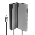 Miniatyrbild 1 av 6: ALOGIC ULDPLSV2-SGR Notebook Dock/Port Replikator Trådbunden USB 3.2 Gen 1 (3.1 Gen 1) Typ-C Svart - Grå (ULDPLSV2-SGR)