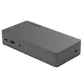 Pikkukuva 1 / 4: Lenovo Thunderbolt 3 Essential - langallinen - Thunderbolt 3 - 3,5 mm - 10 100 1000 Mbit/s - Harmaa - Kensington (40AV0135IT)