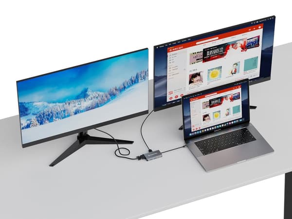 Conceptronic DONN21G kannettavan telakointiasema ja porttitoistin langallinen USB 3.2 Gen 1 (3.1 Gen 1) Type-C Grey (DONN21G)