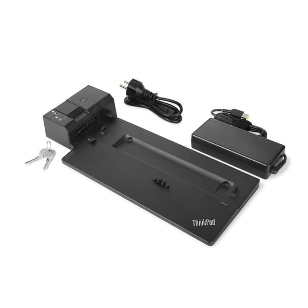 Lenovo ThinkPad Basic dockningsstation. Transmissionsteknik: dockning. Ethernet LAN-dataöverföringshastigheter: 10 100 1000 Mbit/s. Produktfärg: Svart