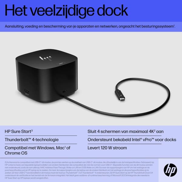 HP Thunderbolt Dock 120W G4 (4J0A2ET#ABB)