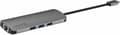 Pikkukuva 10 / 11: Swissten Aluminium 8 in 1 USB-C -keskitinsovitin Macbookille - harmaa