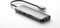 Pikkukuva 11 / 11: Swissten Aluminium 8 in 1 USB-C -keskitinsovitin Macbookille - harmaa
