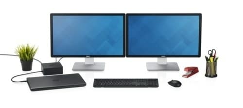 Dell Thunderbolt Dock TB16 - Dockingstation - Thunderbolt - VGA, HDMI, DP, Mini DP, Thunderbolt - GigE - 240 Watt - Storbritannien - til Latitude 5480
