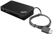 Lenovo ThinkPad OneLink+ -telakka - Porttitoistin - VGA - 90 wattia - Tanska - ThinkPad P40 Yoga 20GQ, 20GR, X1 Carbon 20FB, 20FC, X1 Tablet 20GG, 20G