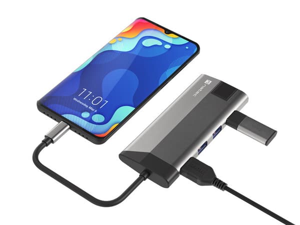 NATEC Fowler Plus USB Type-C Black, Grey