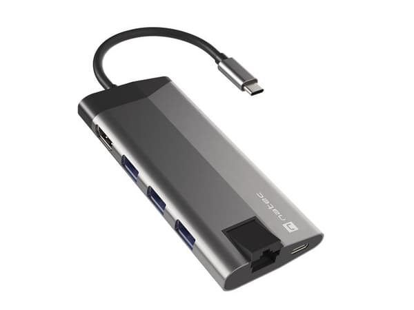 NATEC Fowler Plus USB Type-C Black, Grey