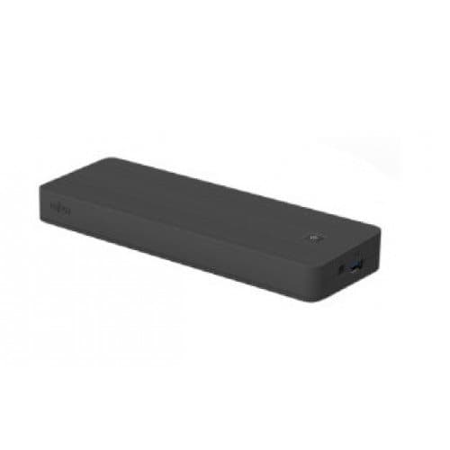 DOCKING Station FUJITSU Fujitsu, conectare PC prin andocare la NB, USB 3.1 x 4, porturi video Display Port x 1, DVI x 1, VGA x 1,  RJ-45, NB nu, negru