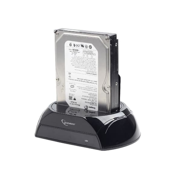Gembird HD32-U3S-2 lagerdrev dockingstation Sort