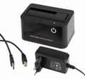 Pikkukuva 3 / 4: Gembird HD32-U2S-5 telakointiasema 2,5" ja 3,5" kiintolevyille USB 2.0 Type-A Black