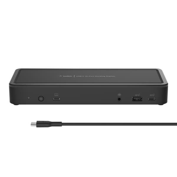 Belkin INC003VFBK kannettavan telakointi/porttitoistin Telakointi USB 3.2 Gen 2 (3.1 Gen 2) Type-C Musta