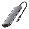 Pikkukuva 3 / 3: DOCKING Station Ugreen, "CM179" conec PC USB Type-C, USB 3.0x3|cititor SD/micro SDx1|Gigabit RJ-45x1|HDMI 4KCx1|VGAx1|USB-C cu PD 100Wx1, aluminiu, gr