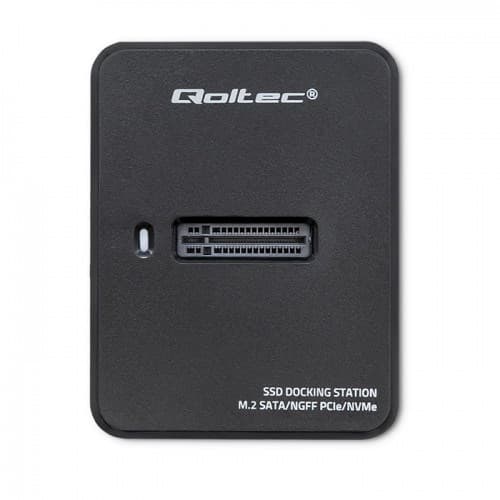 Qoltec 50313 lagerdrev kabinet SSD kabinet Sort M.2