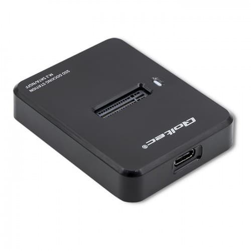 Qoltec 50314 tallennusasemakotelo SSD-kotelo Musta M.2 musta