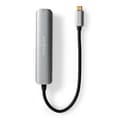 Miniatyrbilde 6 av 11: Nedis USB Multi-Port Adapter | 4-i-1 | USB 3.2 Gen 1 | USB-C™ Hann | HDMI™ Output / RJ45 Hun / USB-A Hun / USB-C™ Hunn | 5 Gbps | 0.20 m | Rund | Gull