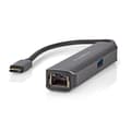 Miniatyrbilde 8 av 11: Nedis USB Multi-Port Adapter | 4-i-1 | USB 3.2 Gen 1 | USB-C™ Hann | HDMI™ Output / RJ45 Hun / USB-A Hun / USB-C™ Hunn | 5 Gbps | 0.20 m | Rund | Gull