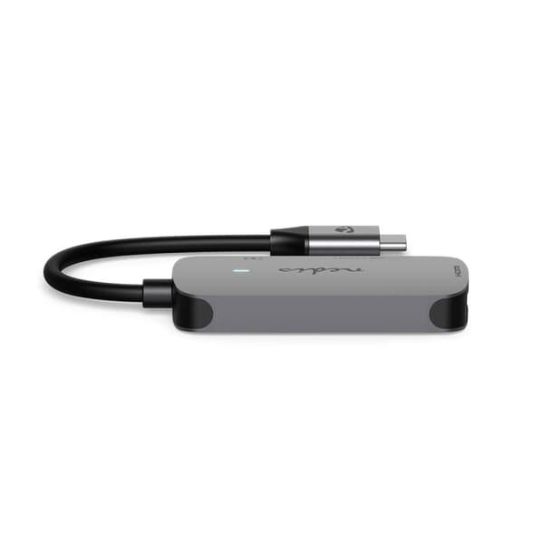 Nedis USB Multi-Port Adapter | 3-in-1 | USB 3.2 Gen 1 | USB-C™ Han | HDMI ™ -udgang / USB-A Hun / USB-C™ Hun | 5 Gbps | 0.10 m | Runde | Nikkelplatere
