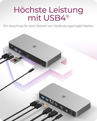 USB4® till 2x HDMI® 2.1, 2.5 Gigabit LAN, 3x USB 3.2 Gen 2 (IB-DK2880-C41)