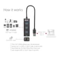 Miniatyrbild 5 av 6: Club 3D CSV-1430A USB 3.2 Gen1 Typ-A, 3-portars hubb med Gigabit Ethernet