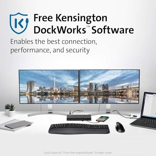 Kensington SD4781P - Dockningsstation - USB-C - 2 x HDMI, 2 x DP++ - GigE (K33603EU)