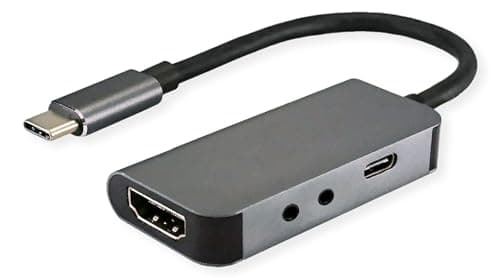 ROLINE dockingstation type C, 4K HDMI, 2X 3,5 mm lyd (TRRS + TRS)