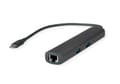 Miniatyrbild 2 av 5: ROLINE dockningsstation USB Typ C, 8K30 HDMI, USB 3.2 Gen 2 (Typ-A+C), PD, 2.5GbE LAN