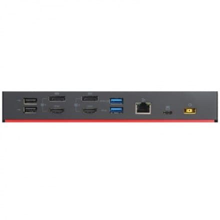 Lenovo | ThinkPad Hybrid USB-C USB-A-telakalla, enintään 2 näyttöä, | 40AF0135EU | USB-C-telakka | Ethernet LAN (RJ-45) -portit 1 | VGA