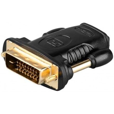Goobay videoadapter | 24+1 pin digital DVI | Mand | 19 ben HDMI Type A | Kvinde