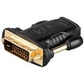Miniatyrbillede 1 af 2: Goobay videoadapter | 24+1 pin digital DVI | Mand | 19 ben HDMI Type A | Kvinde