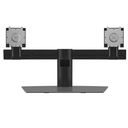 Dell | Dobbelt skærmstativ | MDS19 | Std Aluminium, Sort
