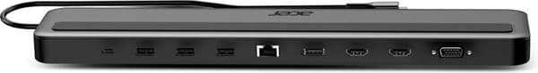 Acer 13-i-1 dockingstander - Dockingstation - USB-C - VGA, 2 x HDMI, DP - 1GbE (HP.DSCAB.015)