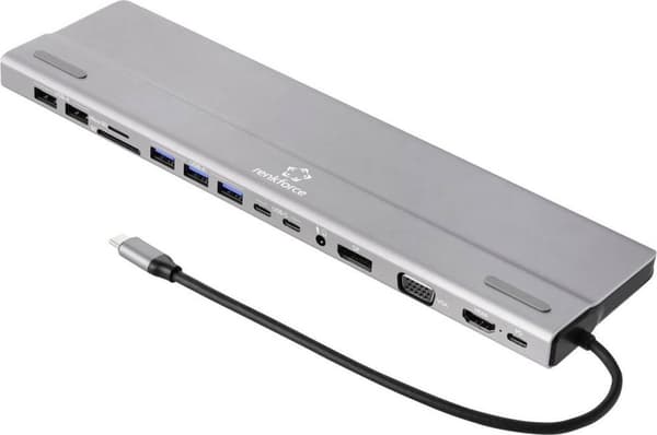 Renkforce notebook dockingstation RF-DKS-902 Velegnet til mærke (notebook dockingstationer): Univer