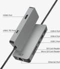 Miniatyrbild 2 av 11: ACT AC7092 - HDMI - RJ-45 - USB 3.2 Gen 1 (3.1 Gen 1) Typ-A - USB 3.2 Gen 1 (3.1 Gen 1) Typ-C - Mi