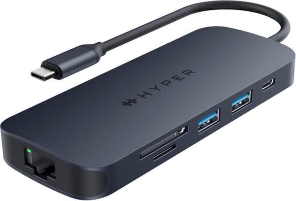 Targus HD4004GL dockningsstation för bärbar dator och portreplikator USB Type-C Blå