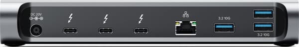 Alogic Thunderbolt 4 BLAZE dockningsstation Trippel Thunderbolt-utgångar