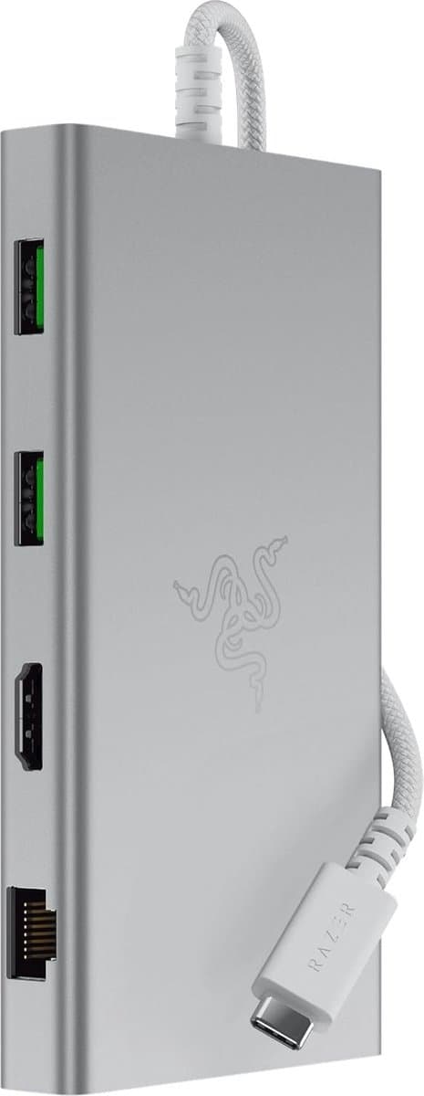 Razer USB-C Dock - 11-ports USB-C dock - 4K60hz Skærmudgang - Mercury Edition