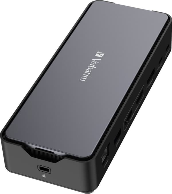 Verbatim USB-C Pro dockningsstation 15 portar med SSD inkl CDS-15SSD