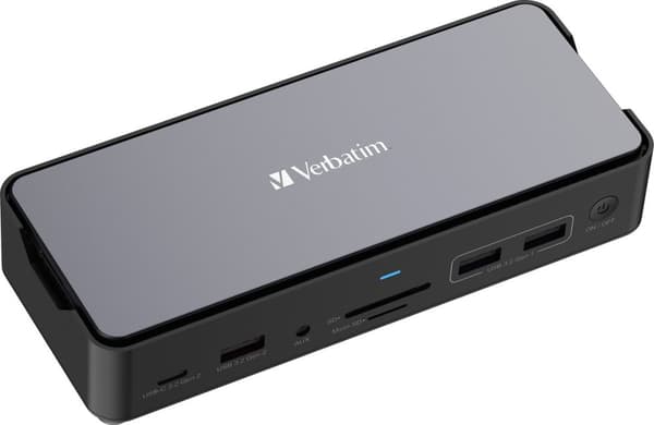 Verbatim USB-C Pro dockningsstation 15 portar med SSD-plats CDS-15S