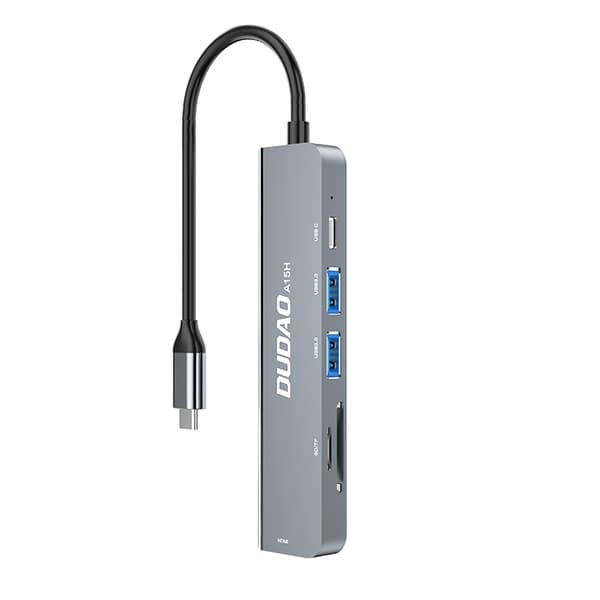 Dudao A15H 6-in-1 Type-C Adapter Dockingstation