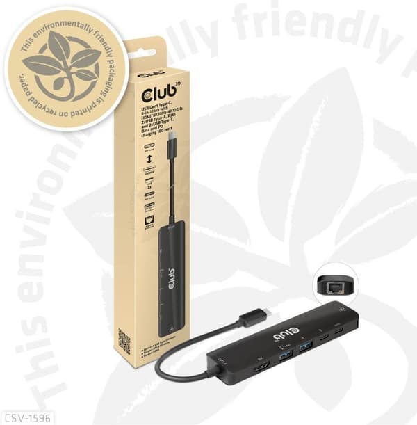 Club 3D Typ-C 6-i-1-hubb