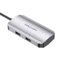 Miniatyrbillede 4 af 4: USB-C til USB-C dockingstation, 3x USB3.0, PD 0,15m Ventilation TNDHB, grå
