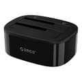 Miniatyrbilde 2 av 4: Orico-dokkingstasjon for 2,5" / 3,5" HDD / SSD, 5Gbps, USB-C til USB-C/A med kloningsfunksjon (svart)