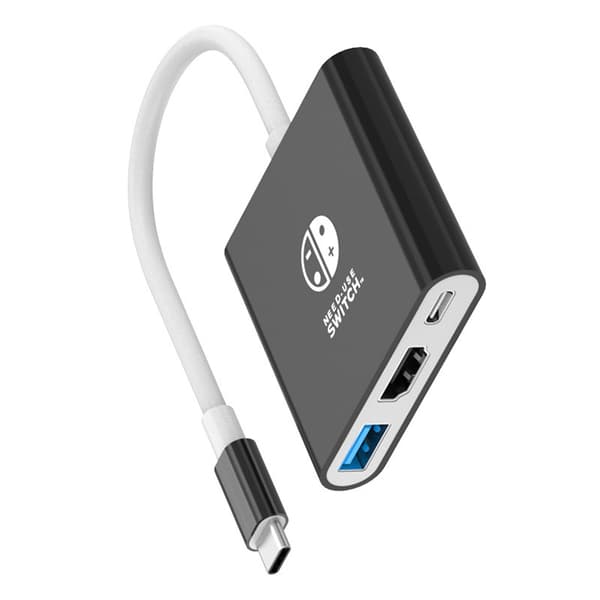 INF 3-i-1 USB-C Hub med 4K HDMI, USB 3.0 og PD-opladning