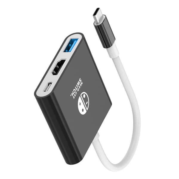 INF 3-i-1 USB-C Hub med 4K HDMI, USB 3.0 og PD-opladning
