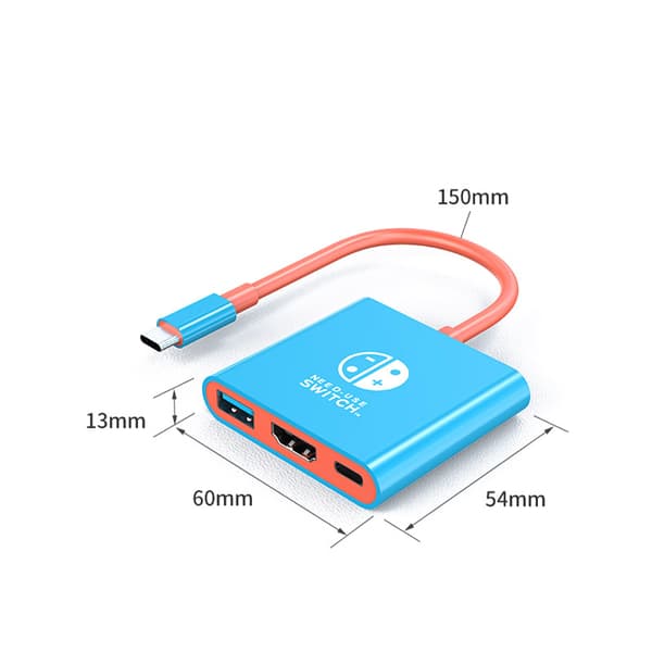 INF 3-i-1 USB-C Hub med HDMI, USB 3.0 og PD-opladning